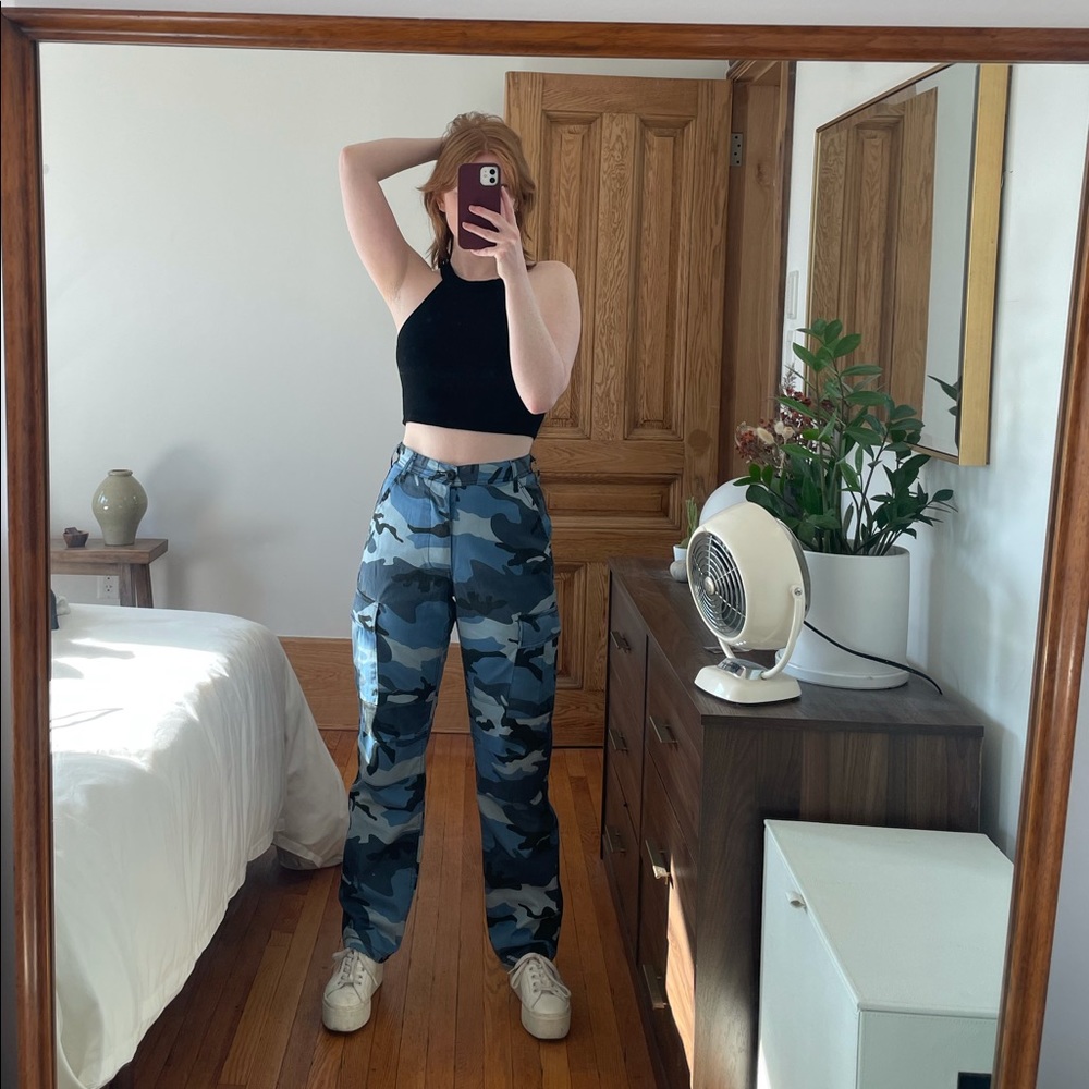 Blue Camo Pants